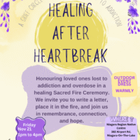 Grief Event ceremonial fire poster
